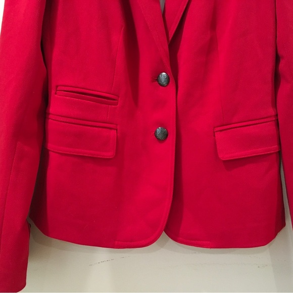 Banana Republic Jacket size 0 Red Single Breasted Blazer jacket - Picture 4 of 9